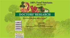 Desktop Screenshot of doctorsresearch.com